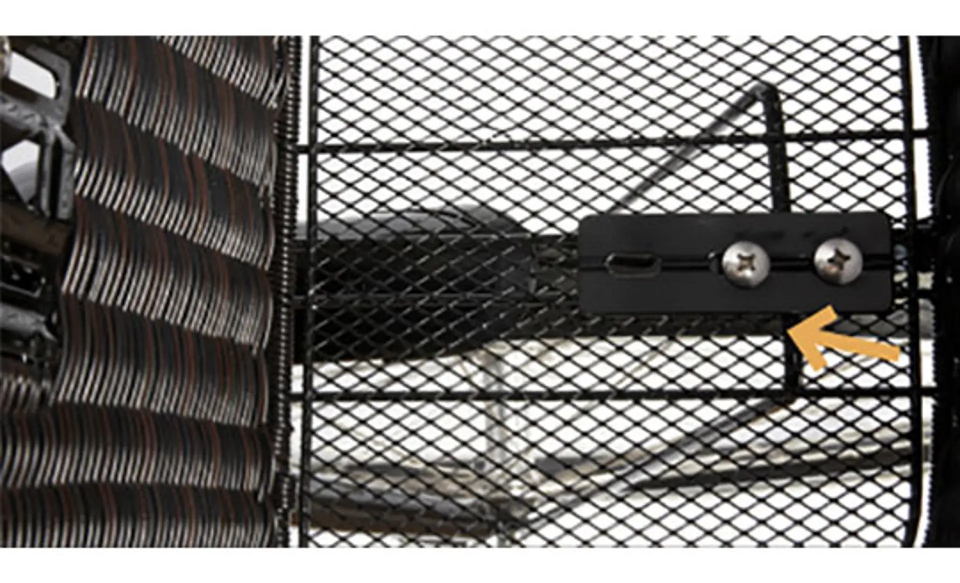 Montering af cykelkurv