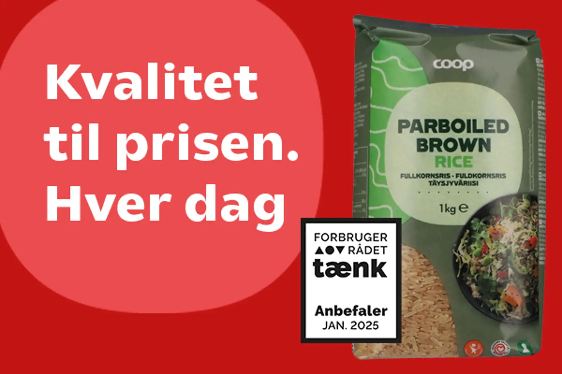 Coop fuldkornsris testvinder Forbrugerrådet Tænk