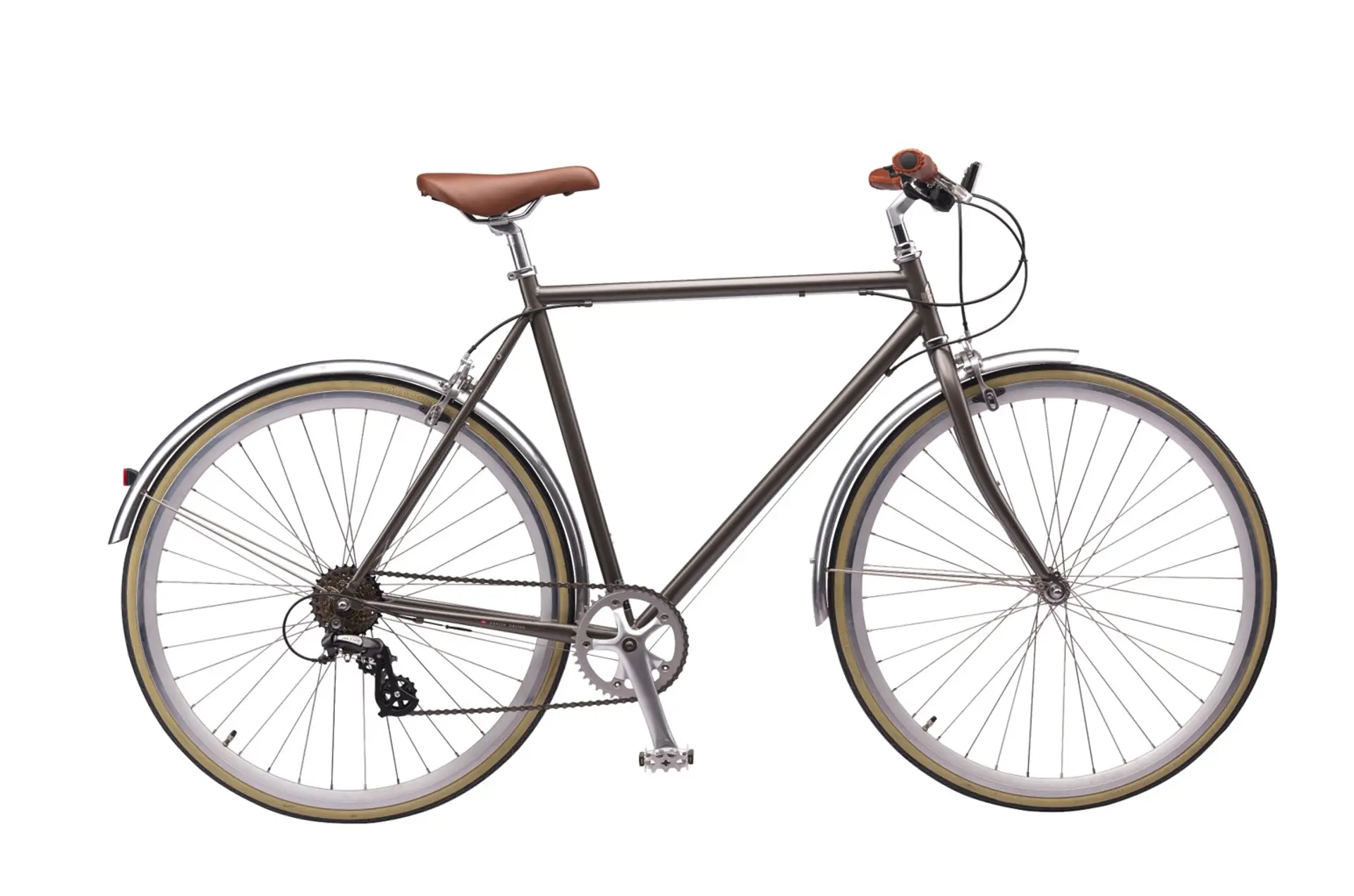 Messingfarvet Mustang herrecykel 