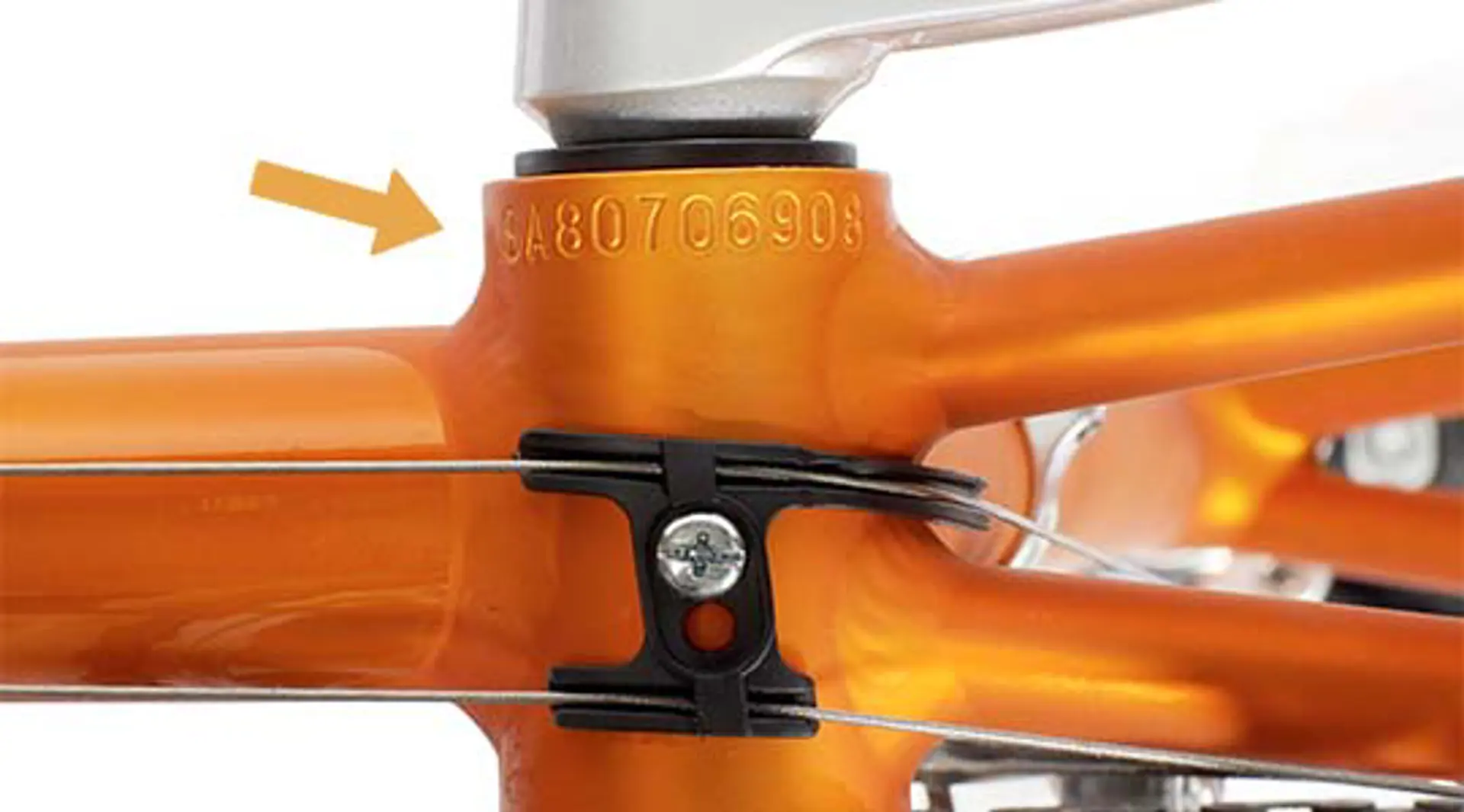 Find stelnummeret på din cykel