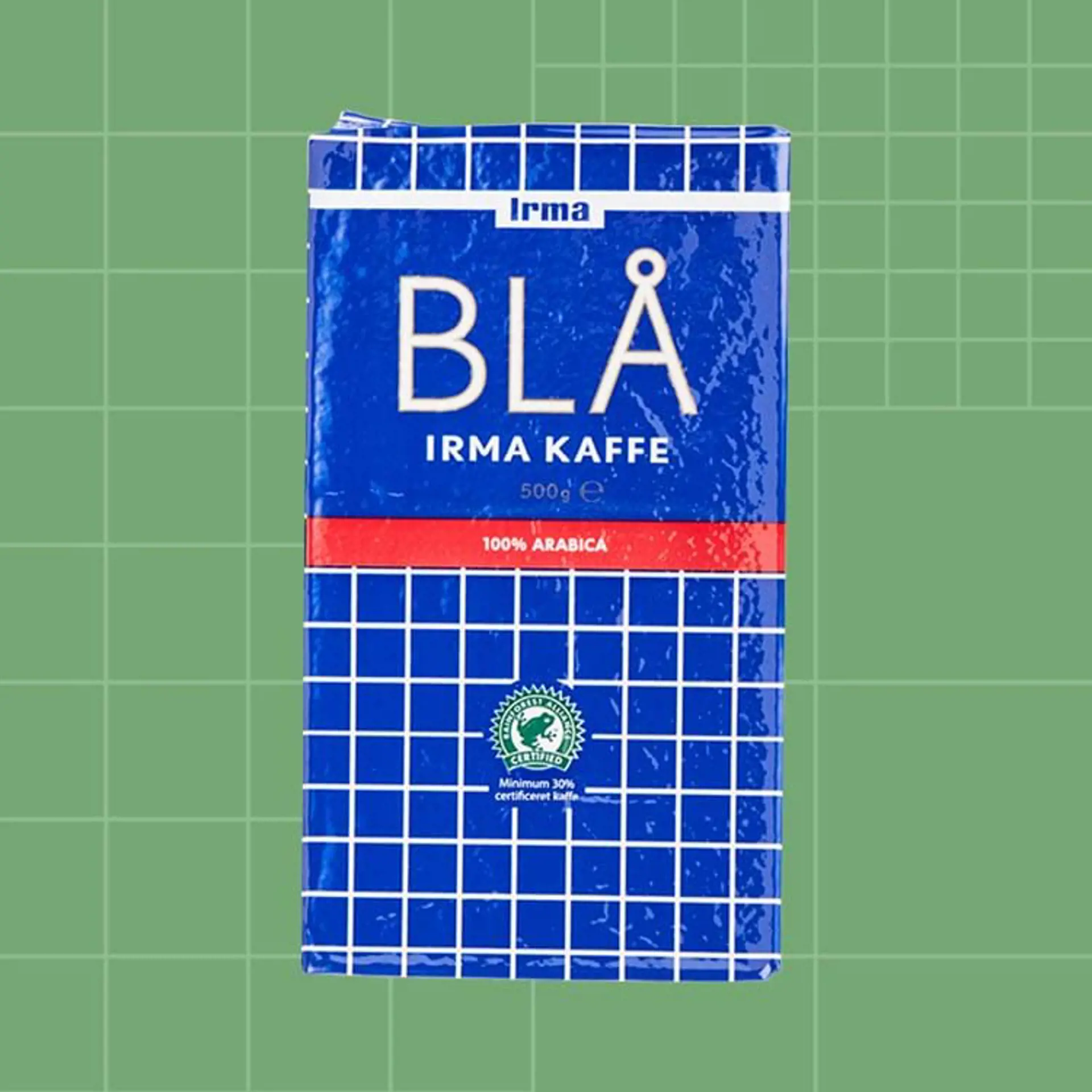 Irma blå kaffe