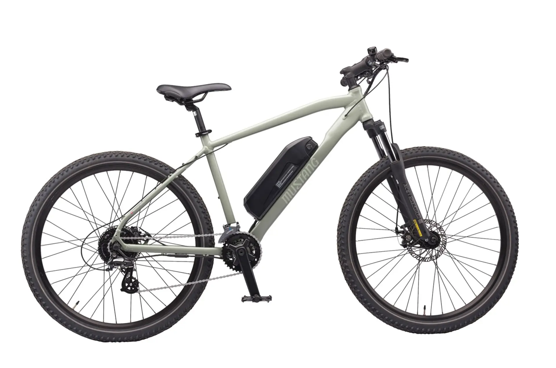 Lysegrøn Mustang elcykel til herrer