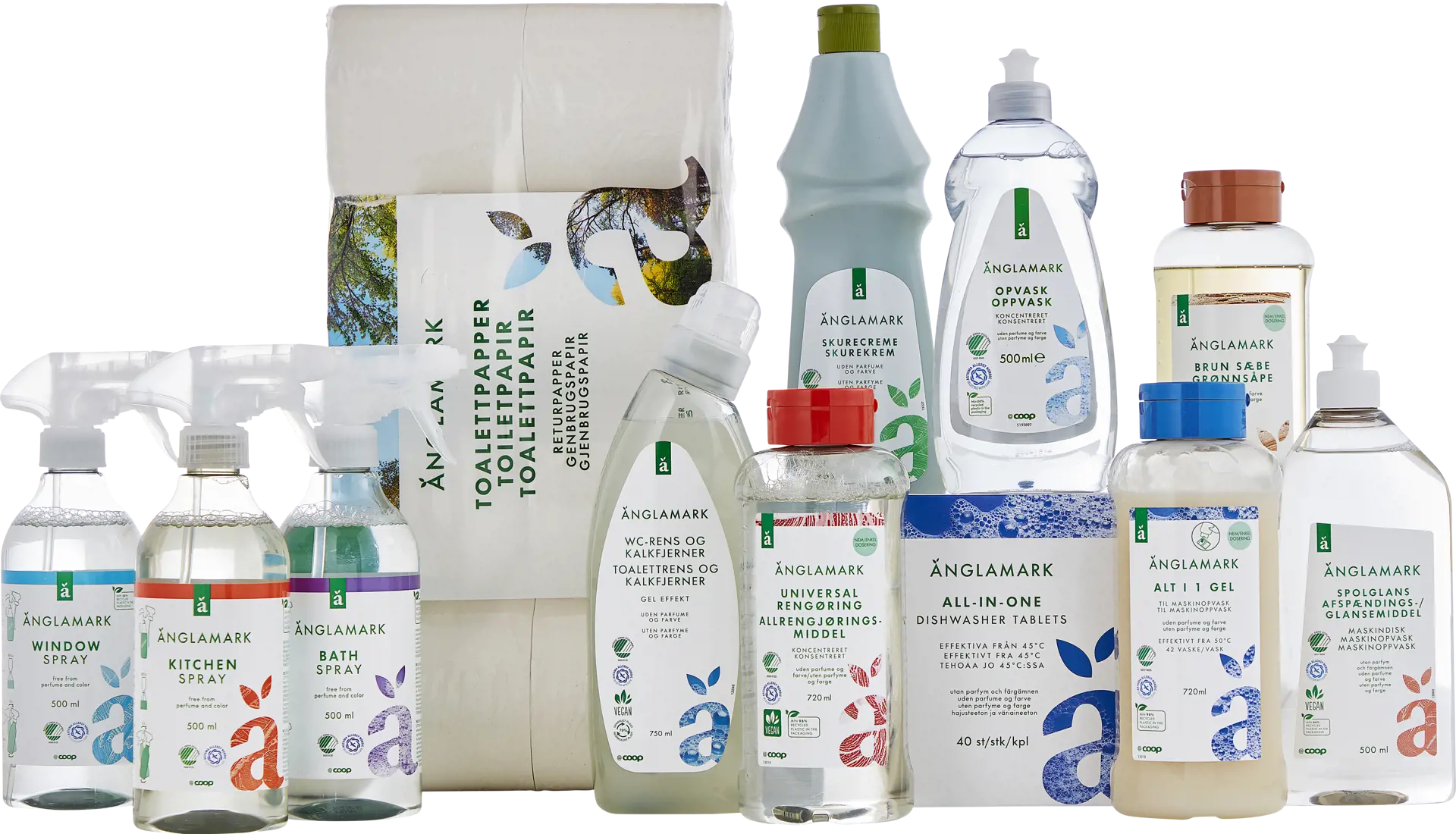 änglamark rengøringsmidler