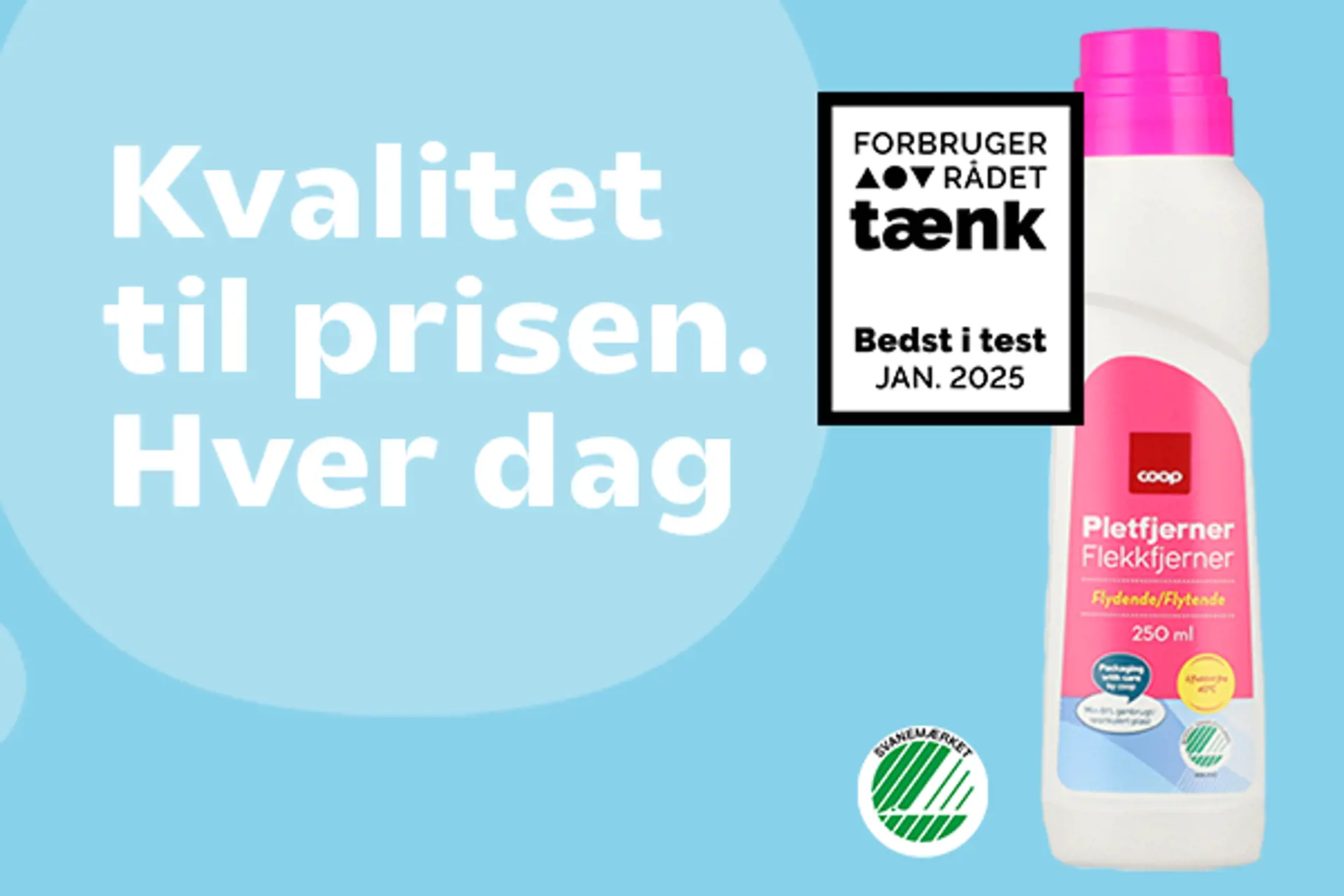 Coop pletfjerner testvinder Forbrugerrådet Tænk