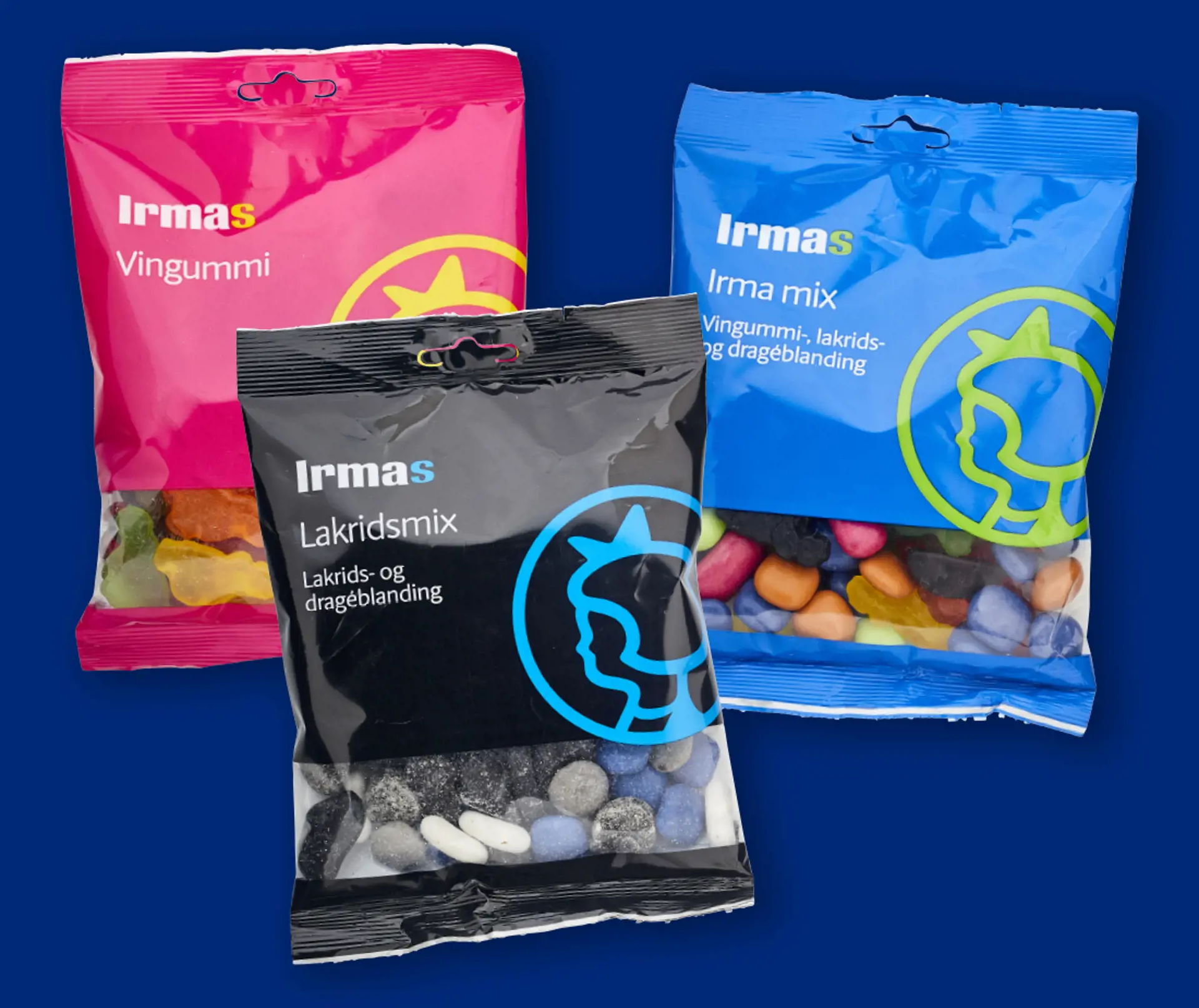 Irmas blandede slikposer