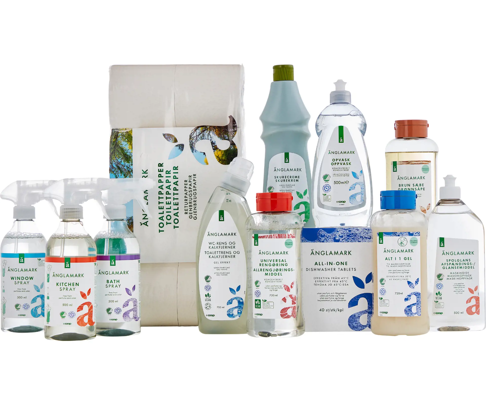 änglamark rengøringsmidler